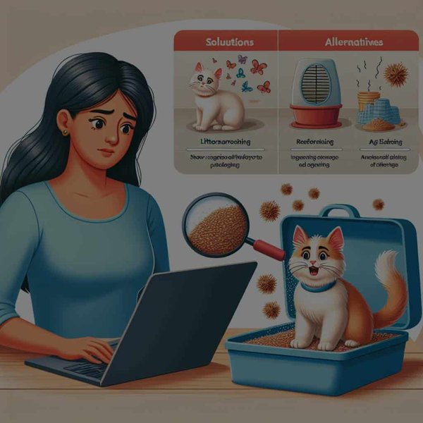 Comment réagir si votre chat développe une allergie à sa litière ? Solutions et alternatives