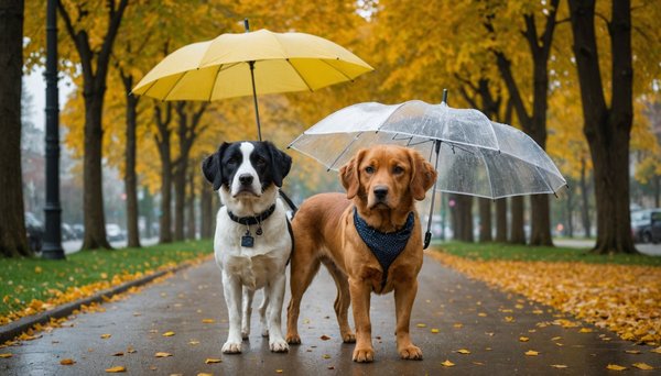 Parapluie chien : la protection stylée pour vos amis à quatre pattes